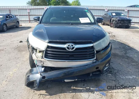 2015 Toyota Highlander Limited Platinum V6/Limited V6 from USA, damaged, VIN 5TDDKRFH0FS108685